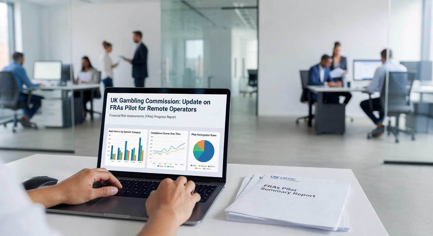 Infographic breaking down remote versus non-remote GGY contributions in UK gambling for July-September 2025, with pie charts emphasizing casino sector